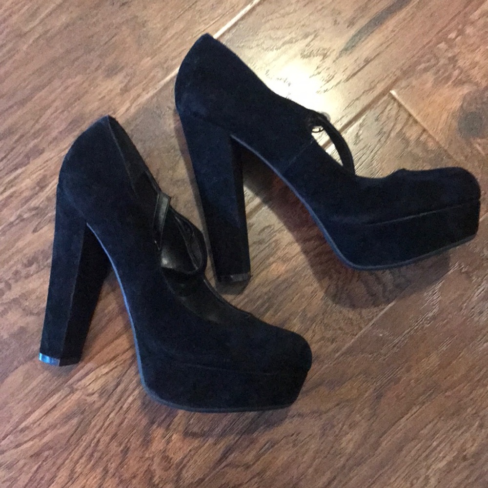 Black BAMBOO platform high heels 🖤🖤